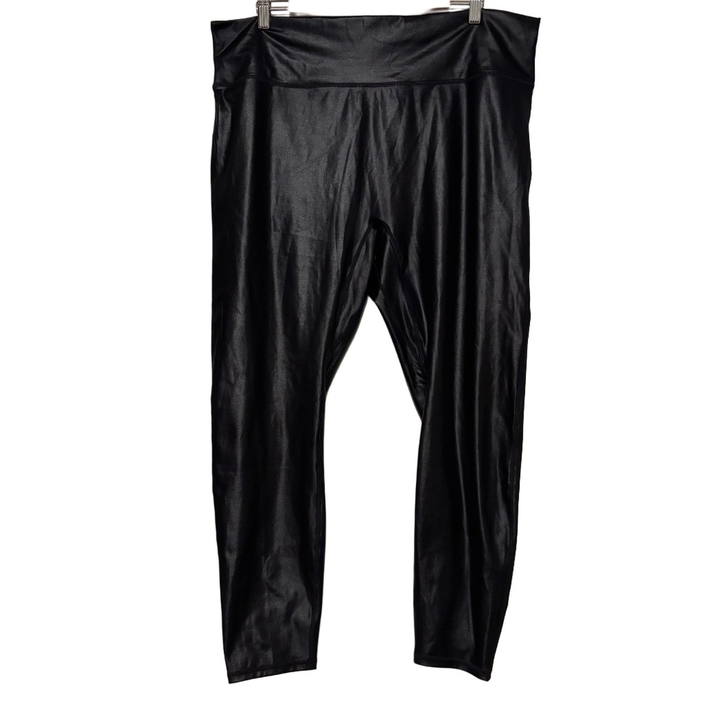 Fabletics Anywhere Motion365+ Shine High-Waisted Leggings Black Sz 4X NWT